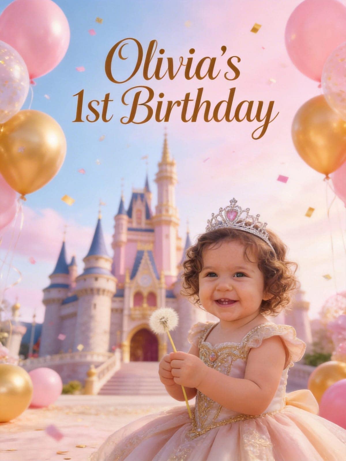 Generated birthday poster