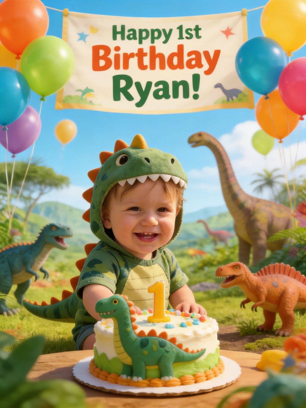 Custom birthday card design from your photo